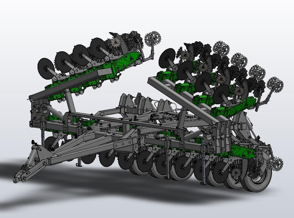 Schlagel HD-1012 18 Row 30" w/Caddy Rapid Till HD