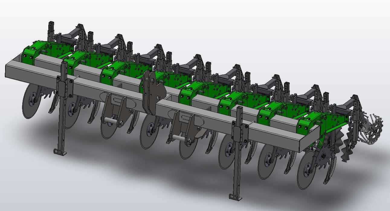 Schlagel 8 Row Rapid Till