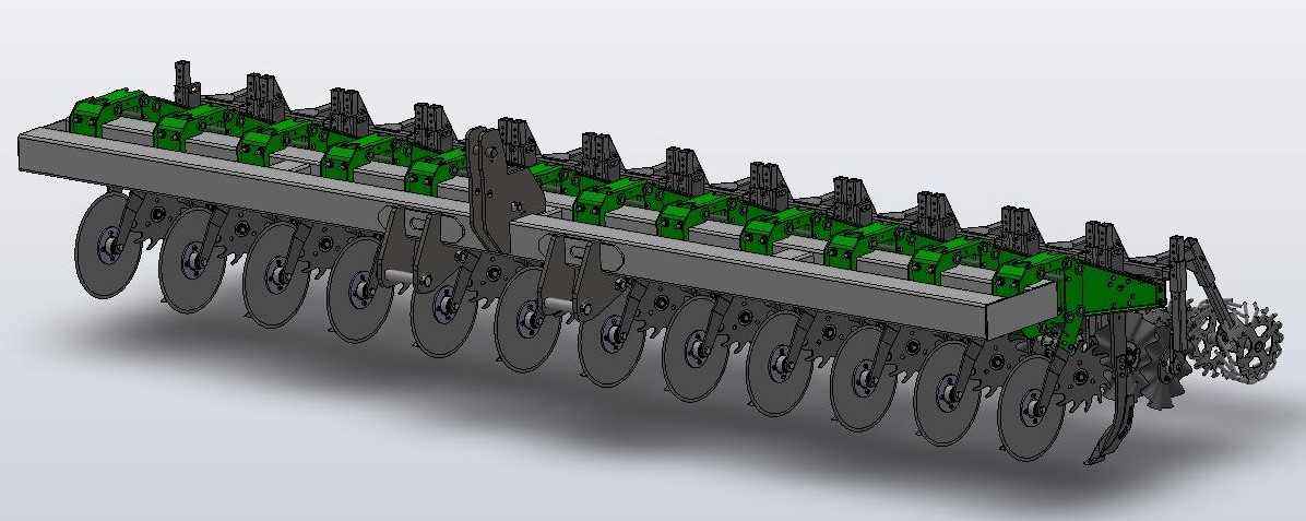 12 Row Rapid Till